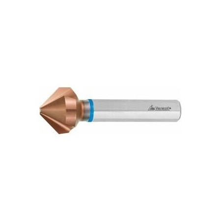 Garant High-Precision HSS-E Countersink with 3 Drive Flats, 90 Deg, AlTiCN Coated, 8.3 mm 150393 8,3